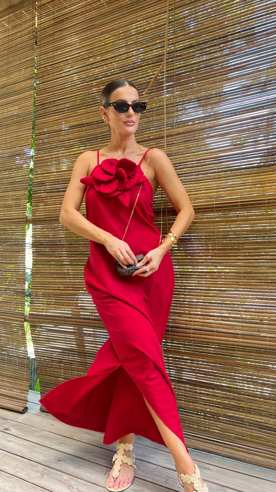 Flor de Janeiro Linen Dress
