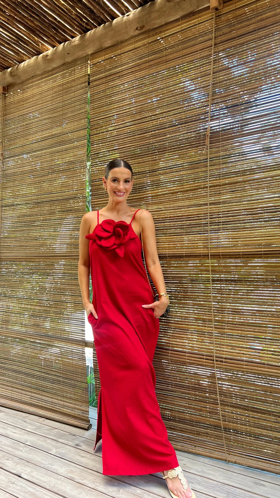 Flor de Janeiro Linen Dress