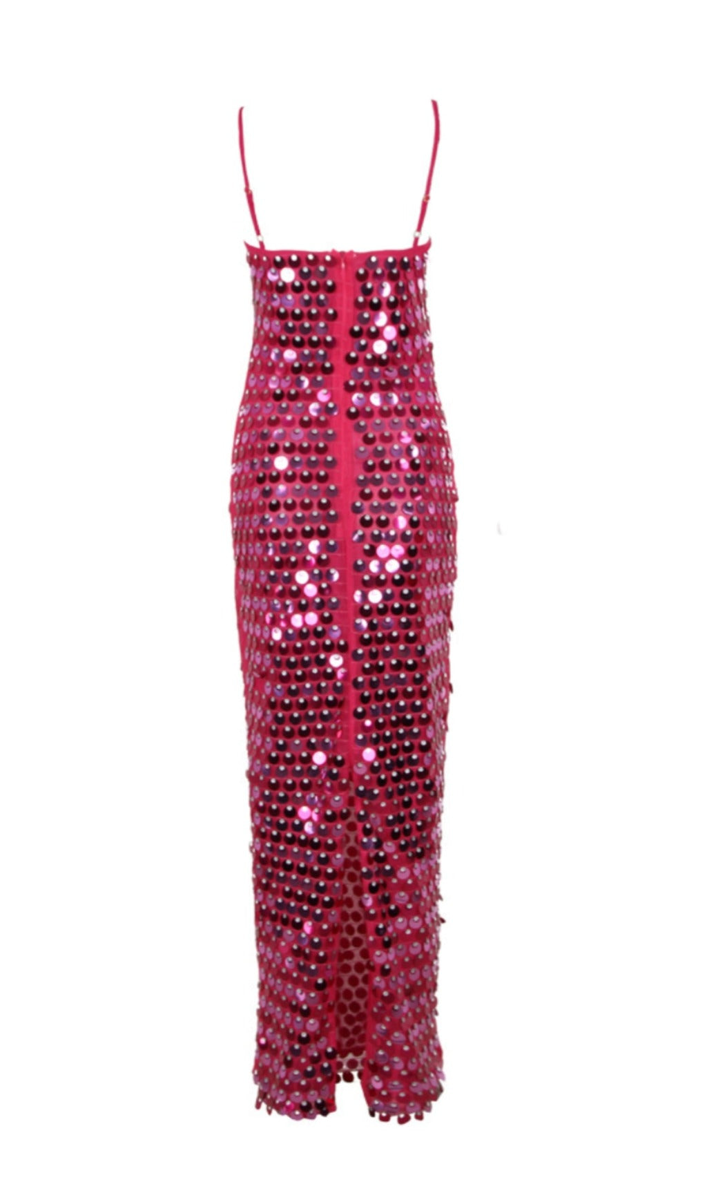 Rio Sunset Sequin Dress - Pink