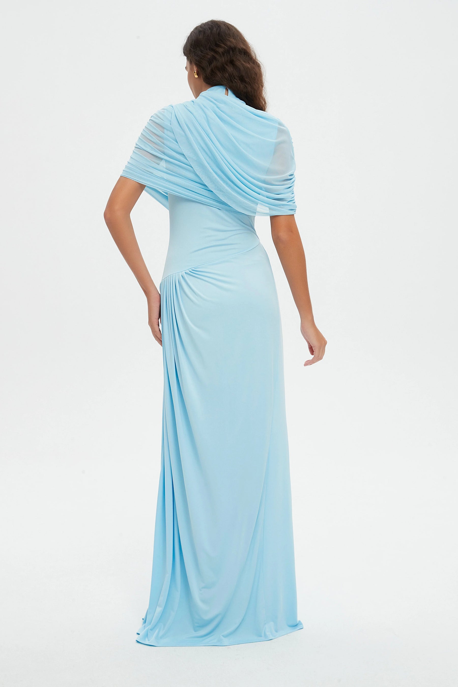 Oceanus Gown Dress - Blue