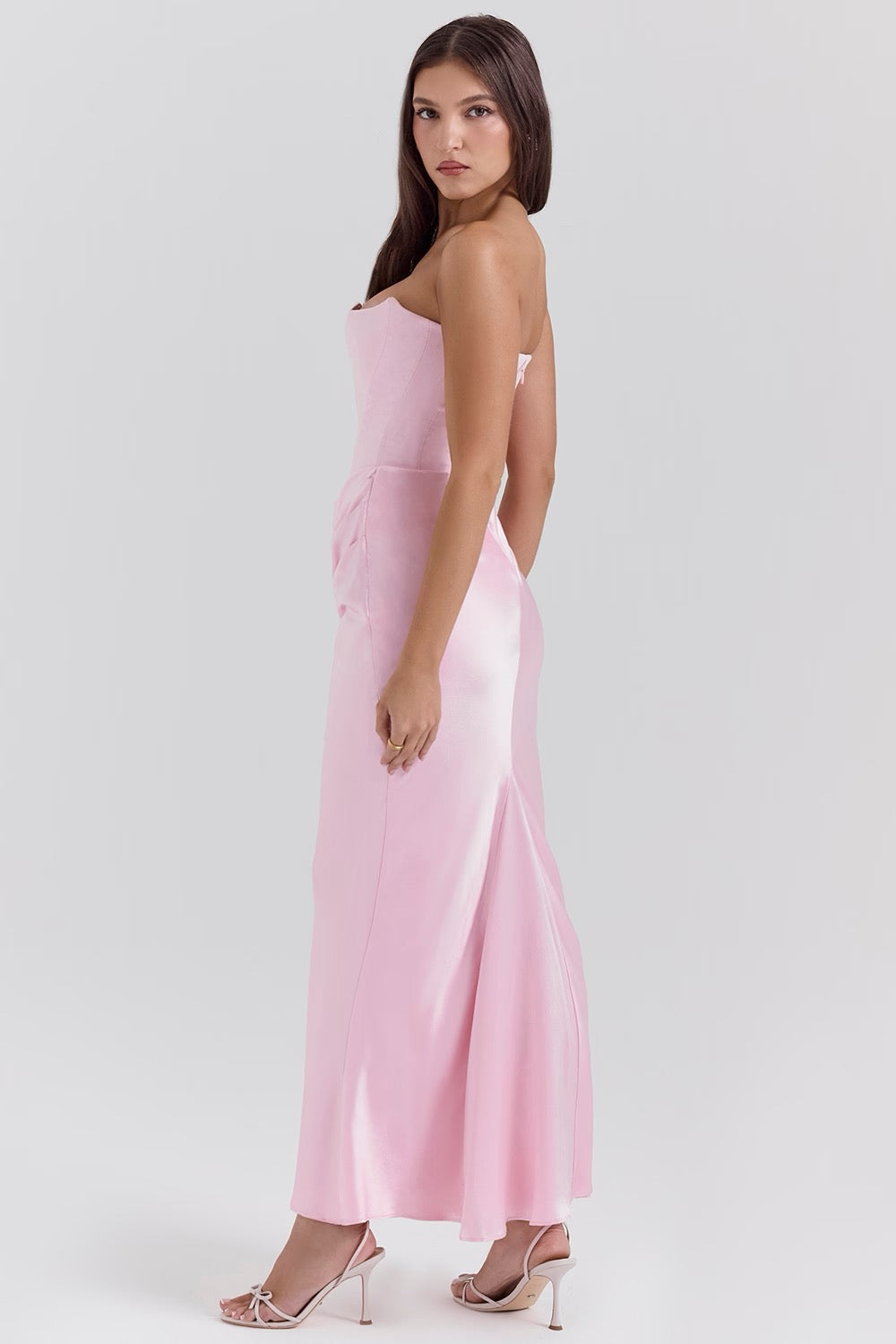 Noir Sculpt Gown Maxi Dress