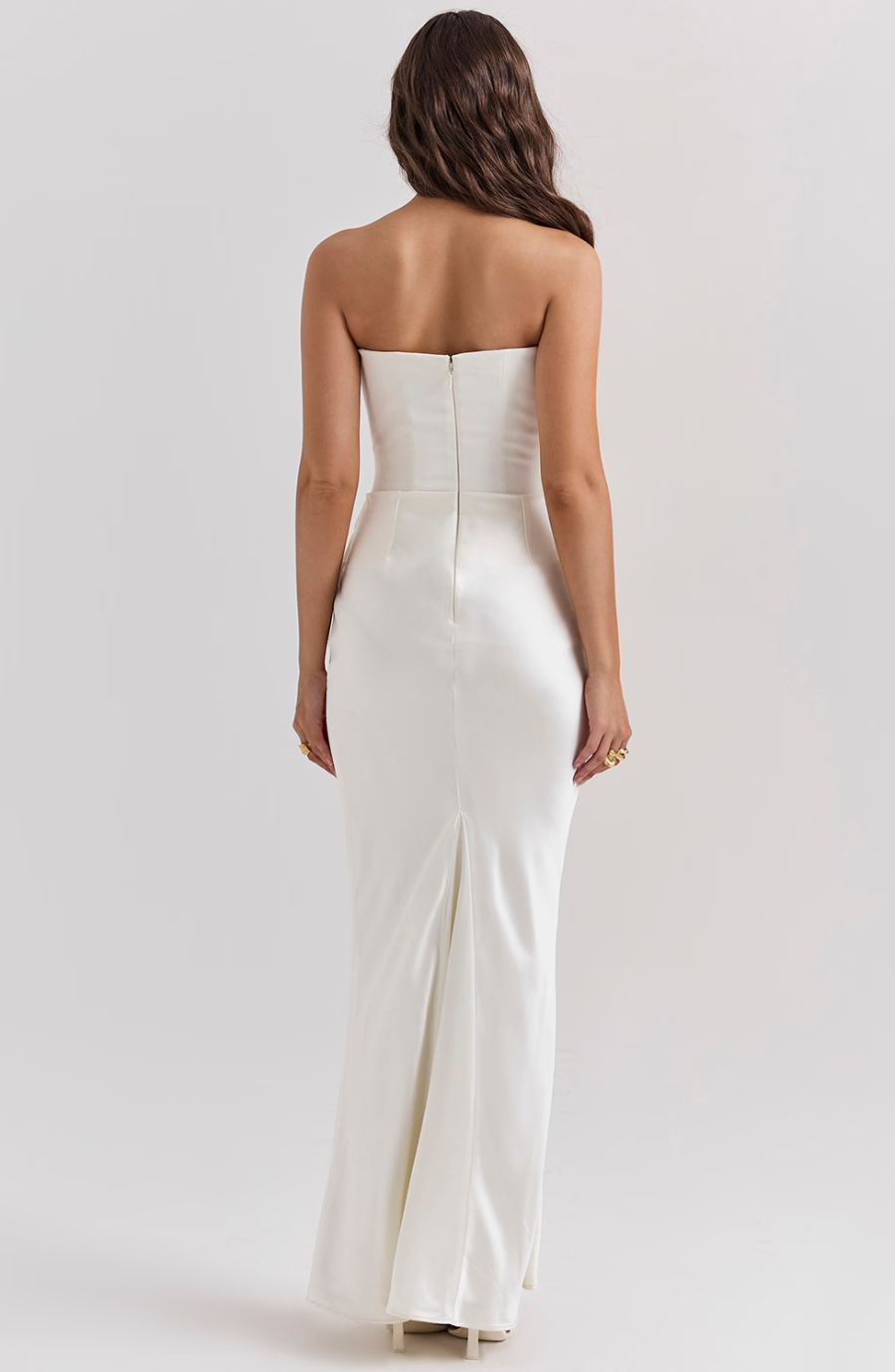 Noir Sculpt Gown Maxi Dress