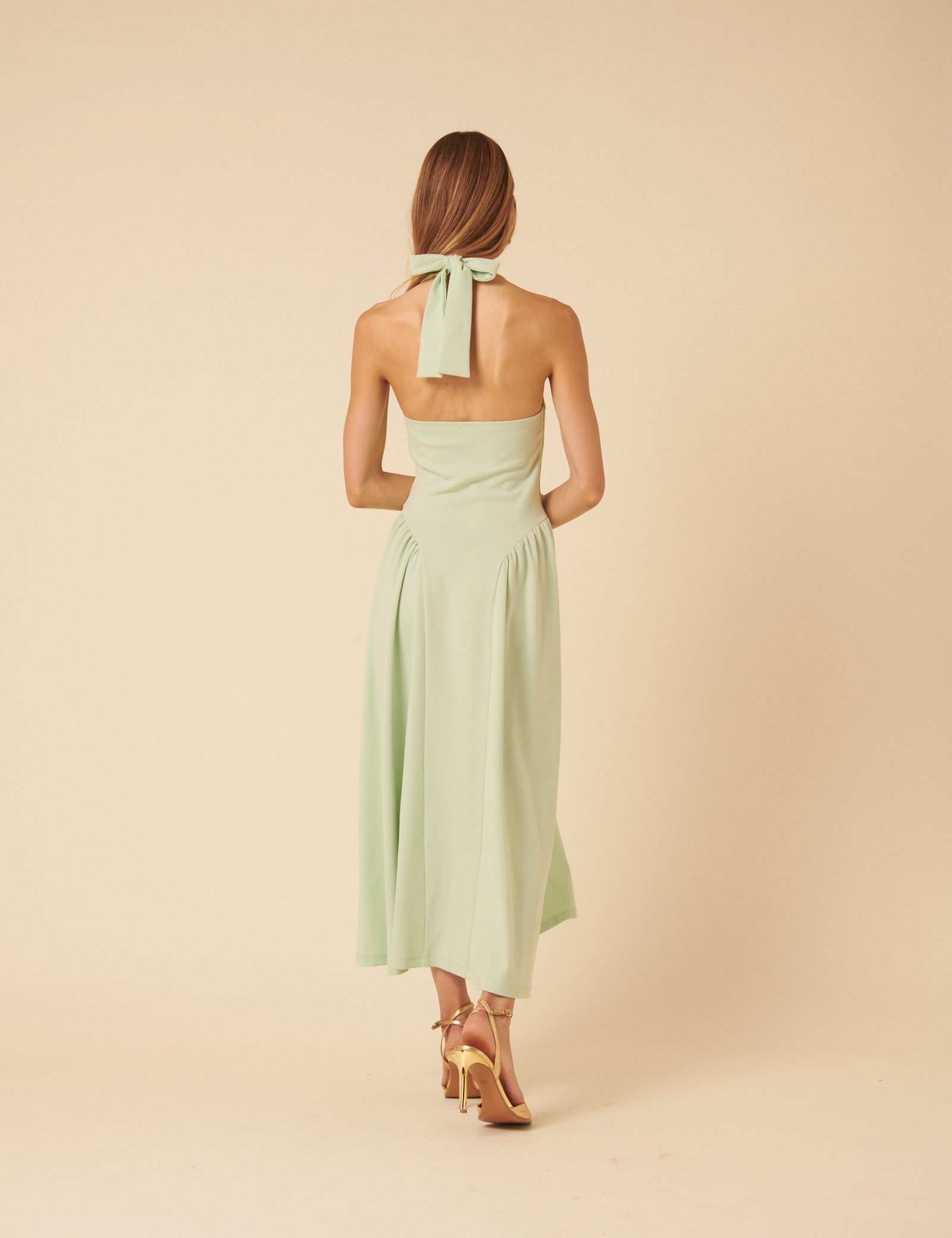 Solare Midi Dress - Green