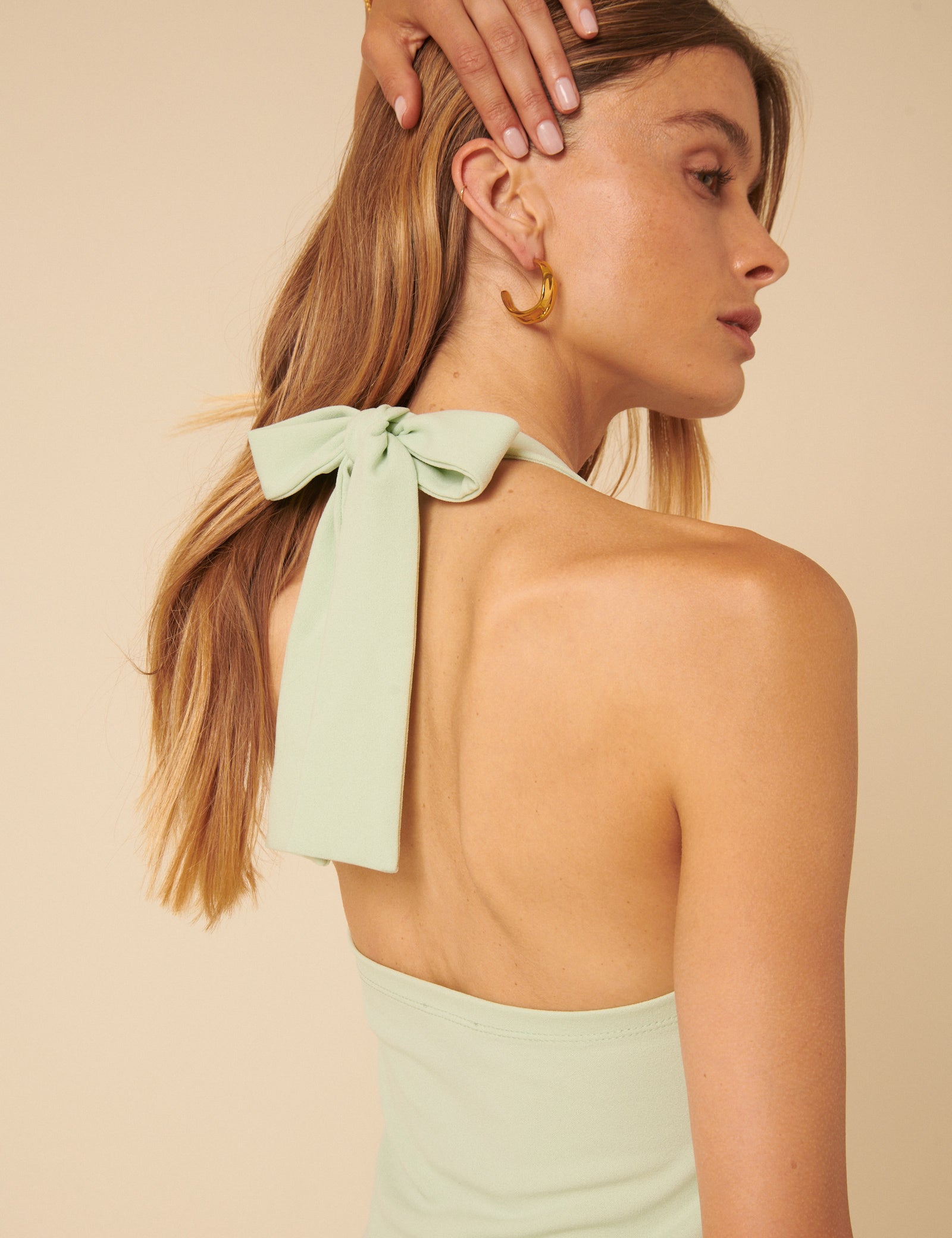 Solare Midi Dress - Green