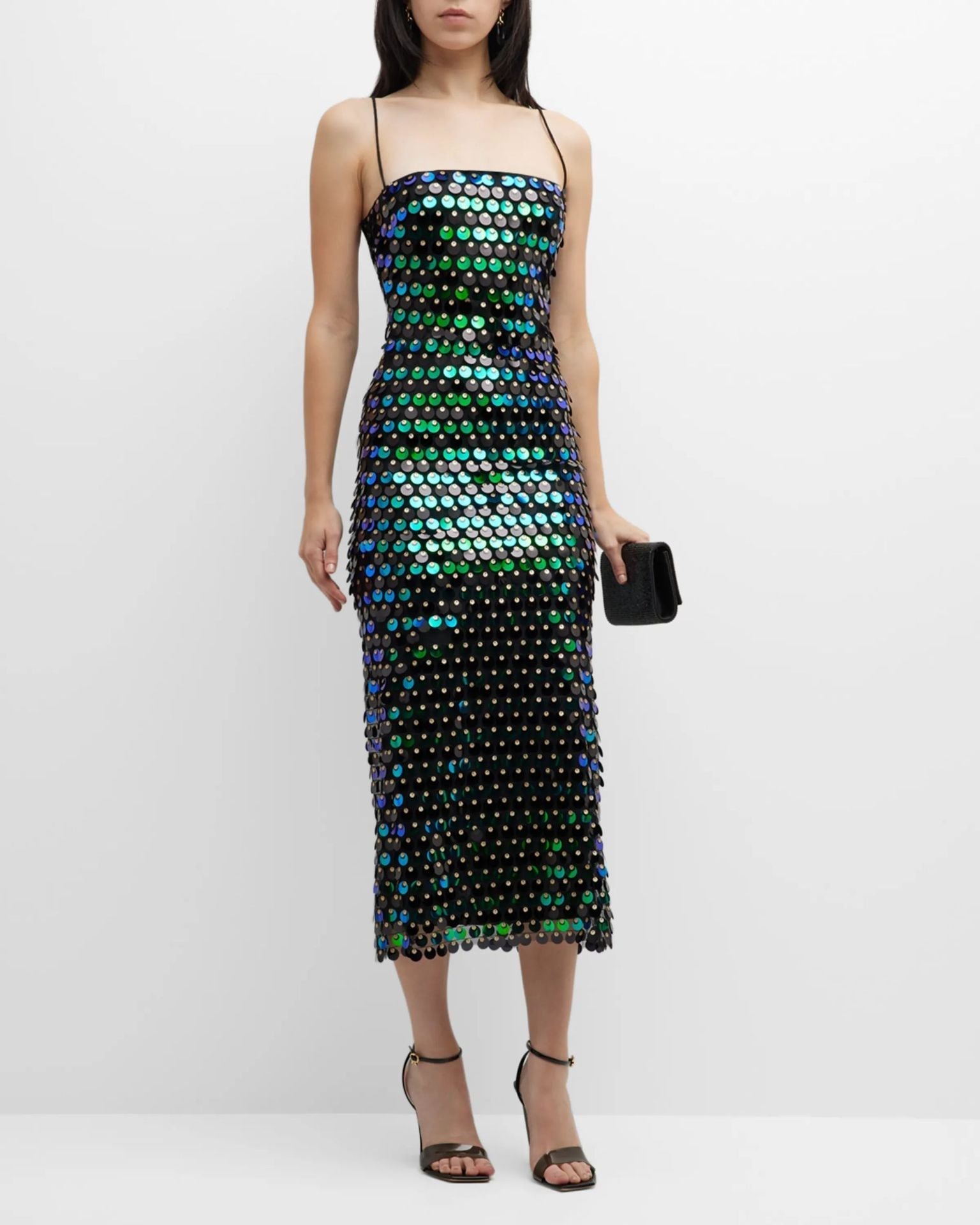 Rio Sunset Sequin Dress - Pink