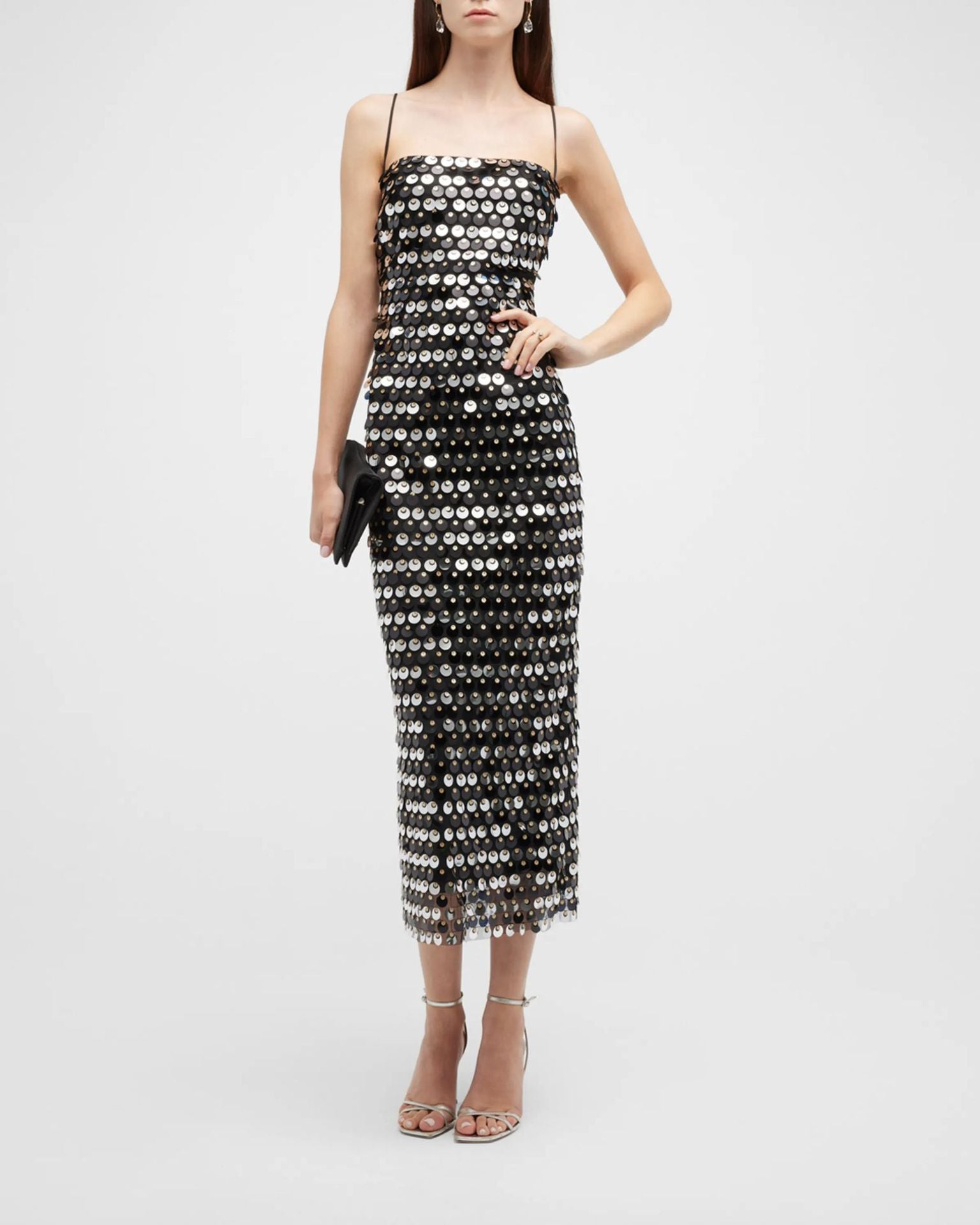 Rio Sunset Sequin Dress - Pink