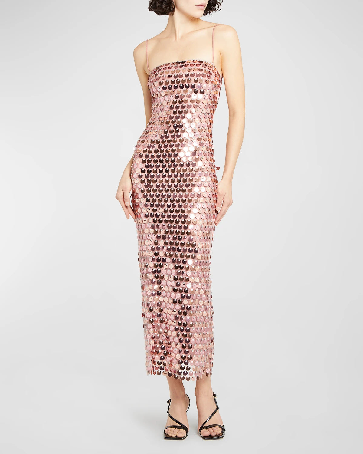 Rio Sunset Sequin Dress - Pink