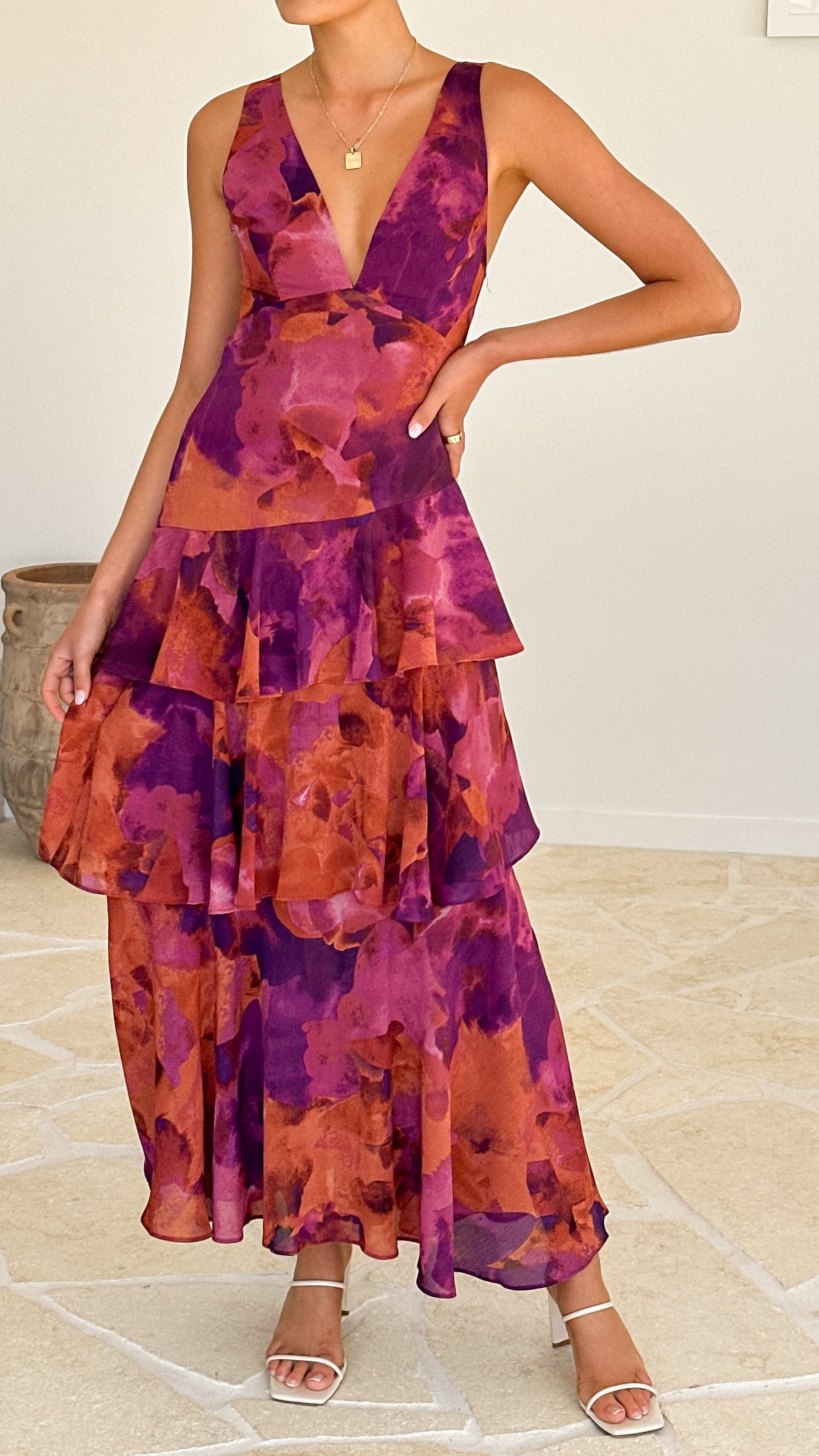Violet Flame Dress