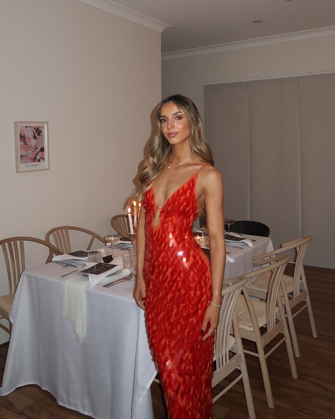 Sienna Sequin Slip Gown