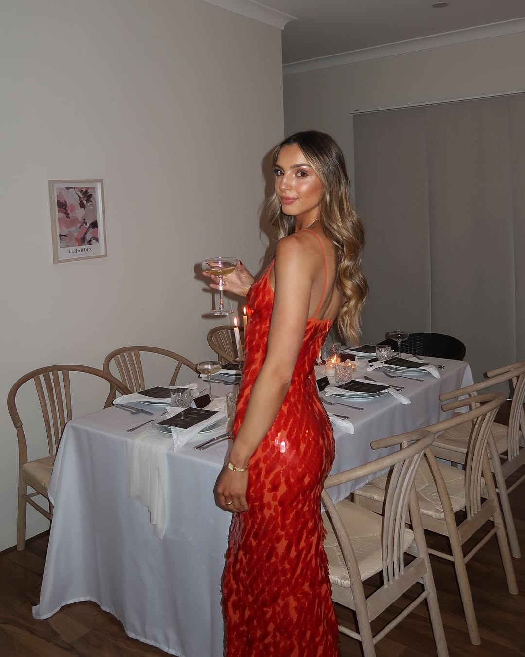 Sienna Sequin Slip Gown