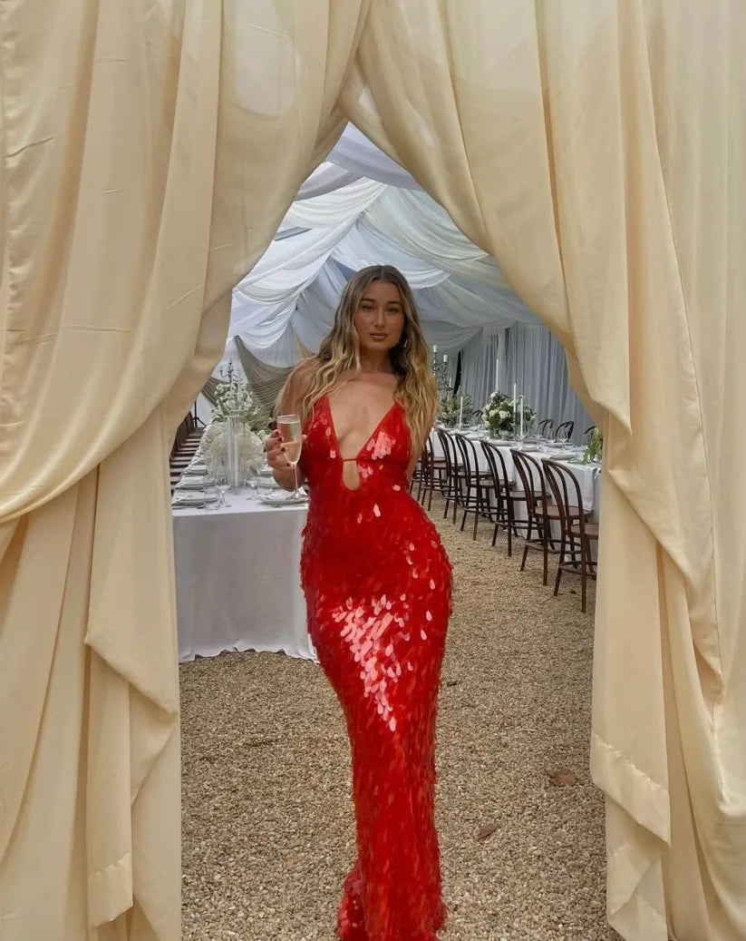 Sienna Sequin Slip Gown