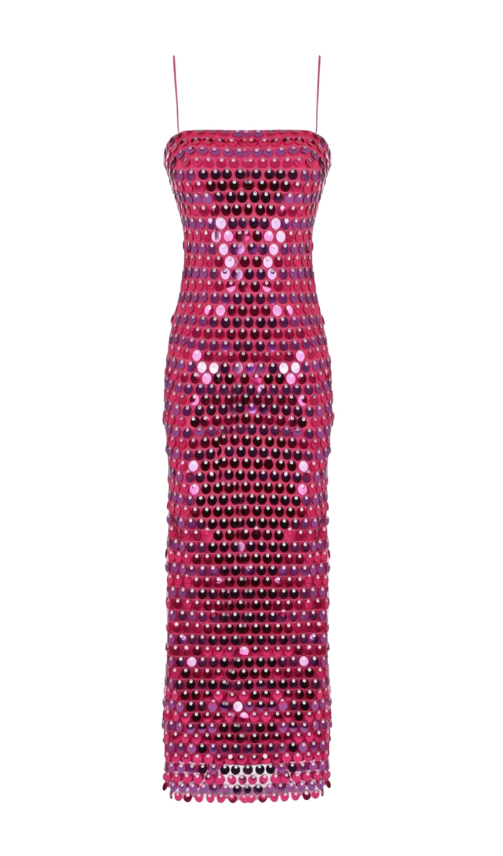 Rio Sunset Sequin Dress - Pink