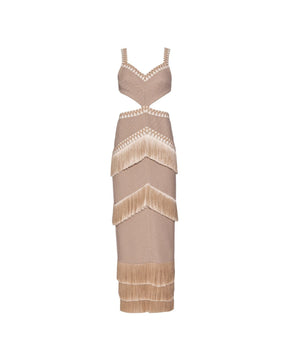 Solana Fringe Dress