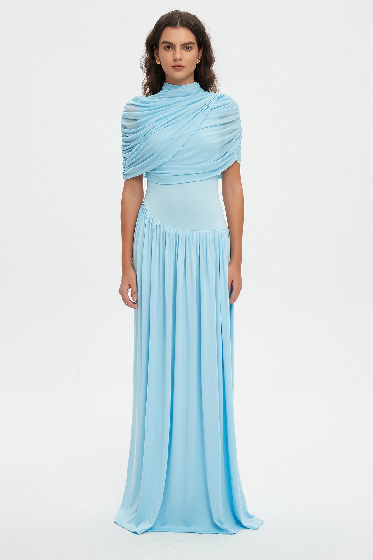 Oceanus Gown Dress - Blue