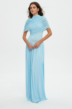 Oceanus Gown Dress - Blue
