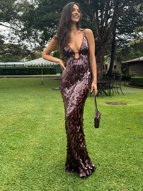 Sienna Sequin Slip Gown