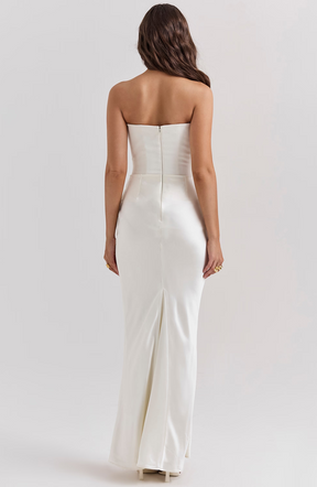 Noir Sculpt Gown Maxi Dress