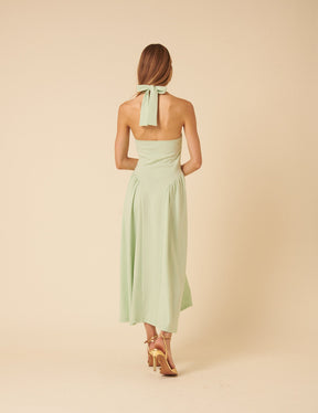 Solare Midi Dress - Green