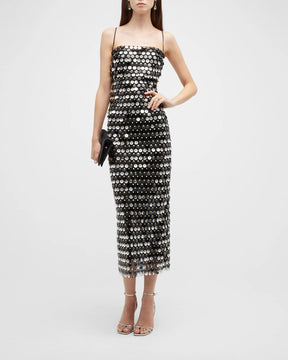 Rio Sunset Sequin Dress - Pink
