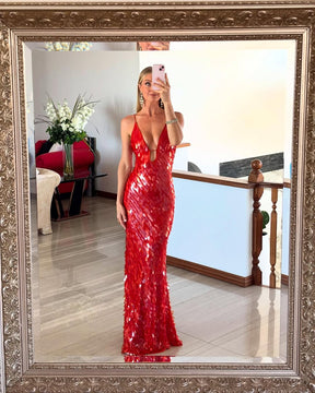 Sienna Sequin Slip Gown