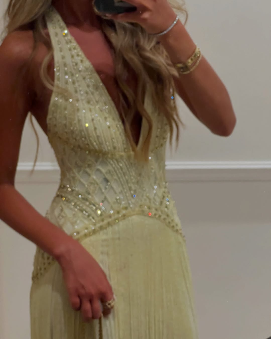 Yellow Butter Elegance Dress