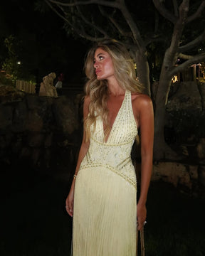 Yellow Butter Elegance Dress