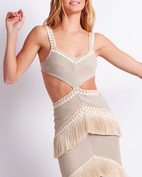 Solana Fringe Dress